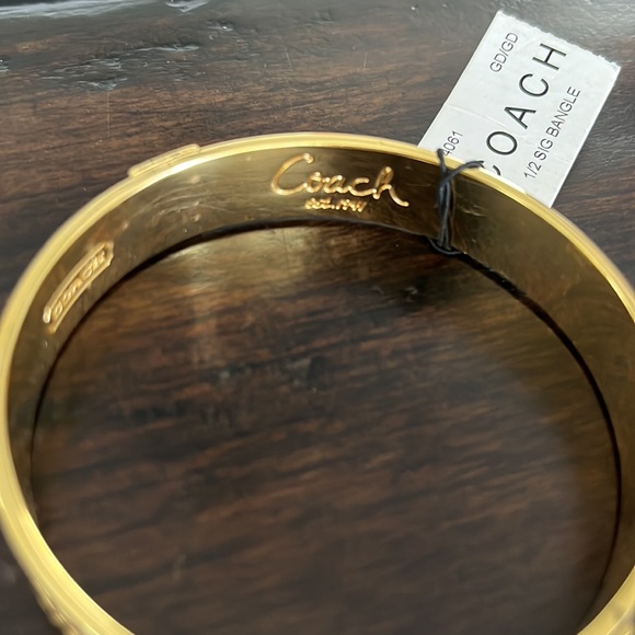 Coach Gold Bangle - Picture 2 of 4